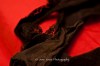 blk panties on red&nbsp;sheets