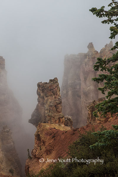 cloudy day,bryce nat'l park, utah