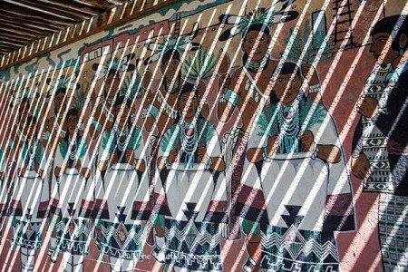 Indian Pueblo cultural center mural