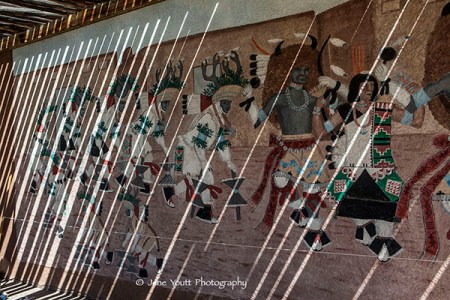 mural at Indian Cultural center