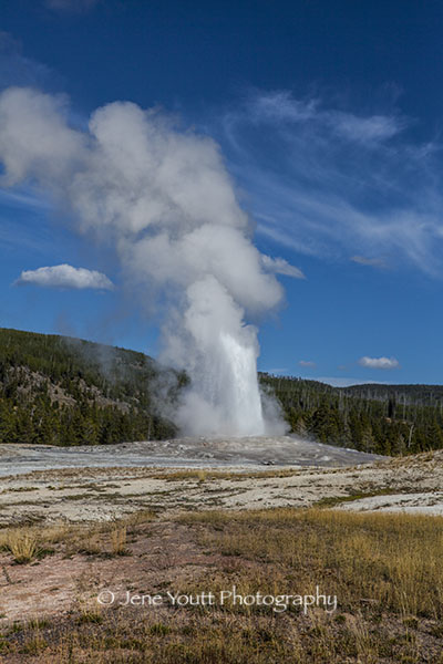 Old Faithful geyser