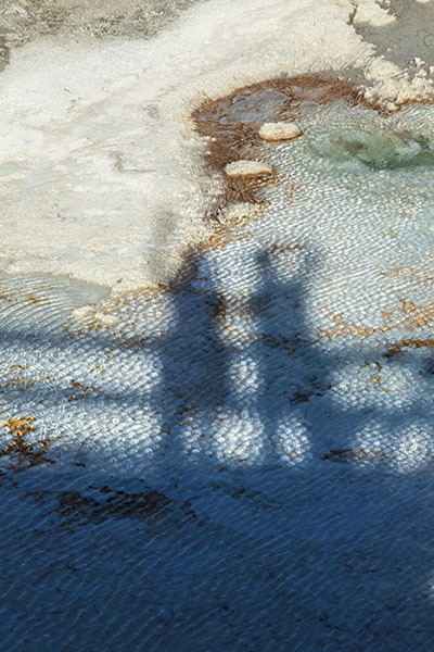 Two silly adventures at Mammoth Hot Springs